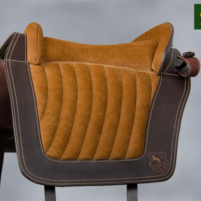 La Selle Epo135 Braun Tan Rau Abgesteppt Gelasert Mit Logo Logo