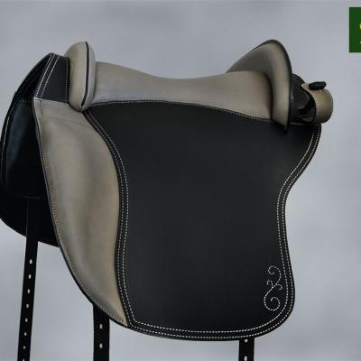 La Selle Dre103 Schwarz Taupe Bestickt Logo