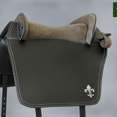 La Selle Epo116 Schwarz Taupe Rau Bestickt Punziert Logo